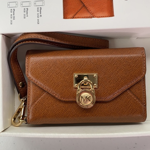 Michael Kors Wallet Clutch Luggage Style IPhone - Picture 3 of 13